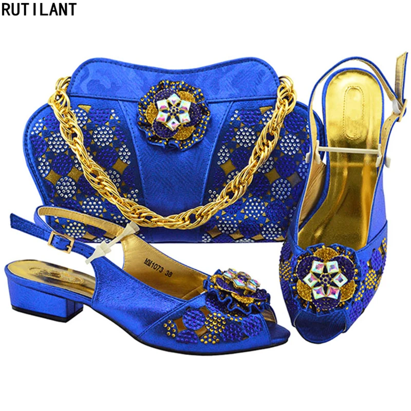 

Latest Design Matching Shoes and Bag Set Women Italian African Party Pumps Shoes and Bags High Quality Bag and Shoes for Women