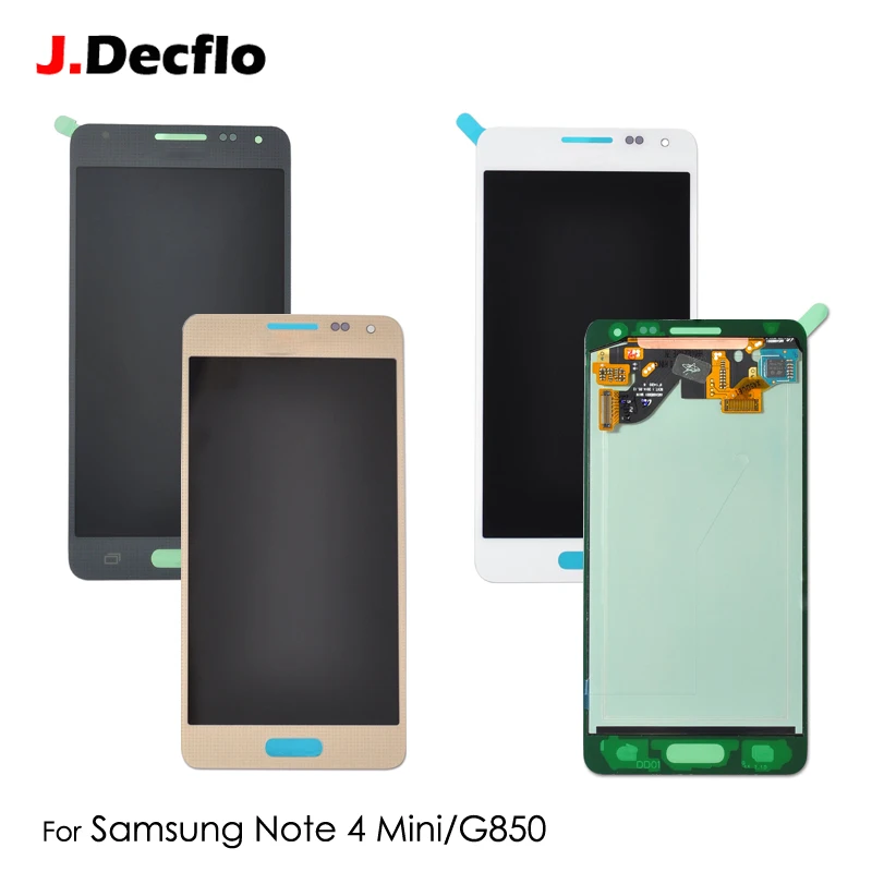 

AMOLED OLED For SAMSUNG Galaxy G850 Note 4 MINI G850F SM-G850 Alpha LCD Display Touch Screen Replacement Parts 4.7 Inch