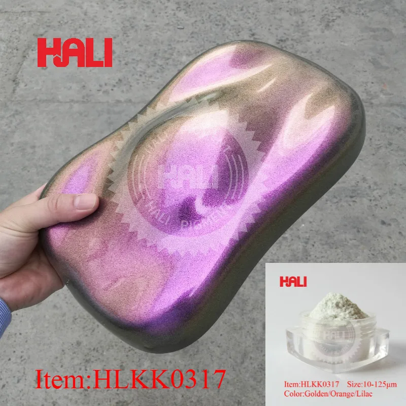 10G HLKK0313 Shine Hali Chameleon Powder Chameleon Pigment Gorgeous Chrome Nail Powder Mirror Nails Art Decorations