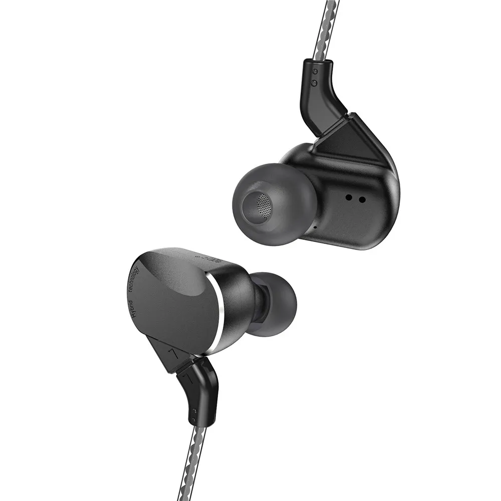 BQEYZ Auriculares deportivos BQ3 HiFi cascos deportivos con carcasa de Metal 3 armaduras equilibradas 2 controladores din micos en el Monitor del