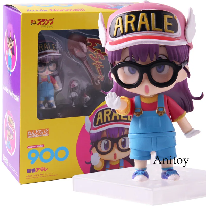 Dr. Slump Arale Norimaki Nendoroid 900 ПВХ фигурку Коллекционная модель игрушки