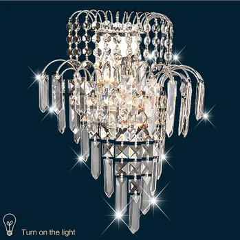 

Modern best-selling Golden Crystal lamp bedroom living room hotel LED crystal lamp lighting lamp