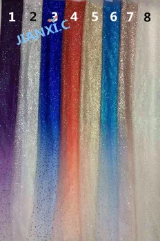 

Latest CiCi-122814 French Nigerian Laces Fabrics best Quality glitter Tulle African Laces Fabric