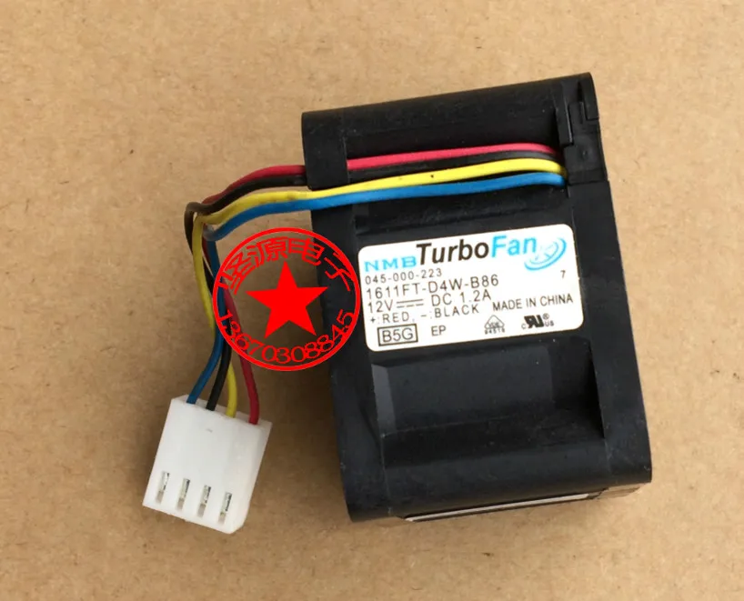 

Free shipping 1611FT-D4W-B86-B50 NMB Technologies Corporation 4CM 4028