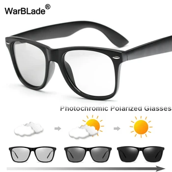 

WarBLade Men Day Night Driving Fishing Photochromic Sunglasses HD Polarized Chameleon Discoloration Sun glasses For Men Women
