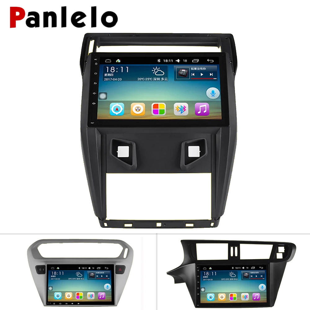

Panlelo For Citroen C-Quatre Android Auto radio Quad Core For Citroen Elysee For Citroen C3XR GPS Navigation 2 Din Android