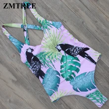 Zmtree повязки Купальники для малышек Для женщин Одна деталь купальник спинки Монокини стринги Купальники для малышек ванный комплект сексуальное боди Майо debain