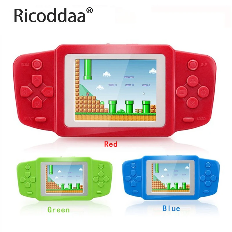 2.5 Inch Mini Video Game Console Electronic Portable Handheld Retro Brick Game Consola De Jeu Built In 268 Classic Games