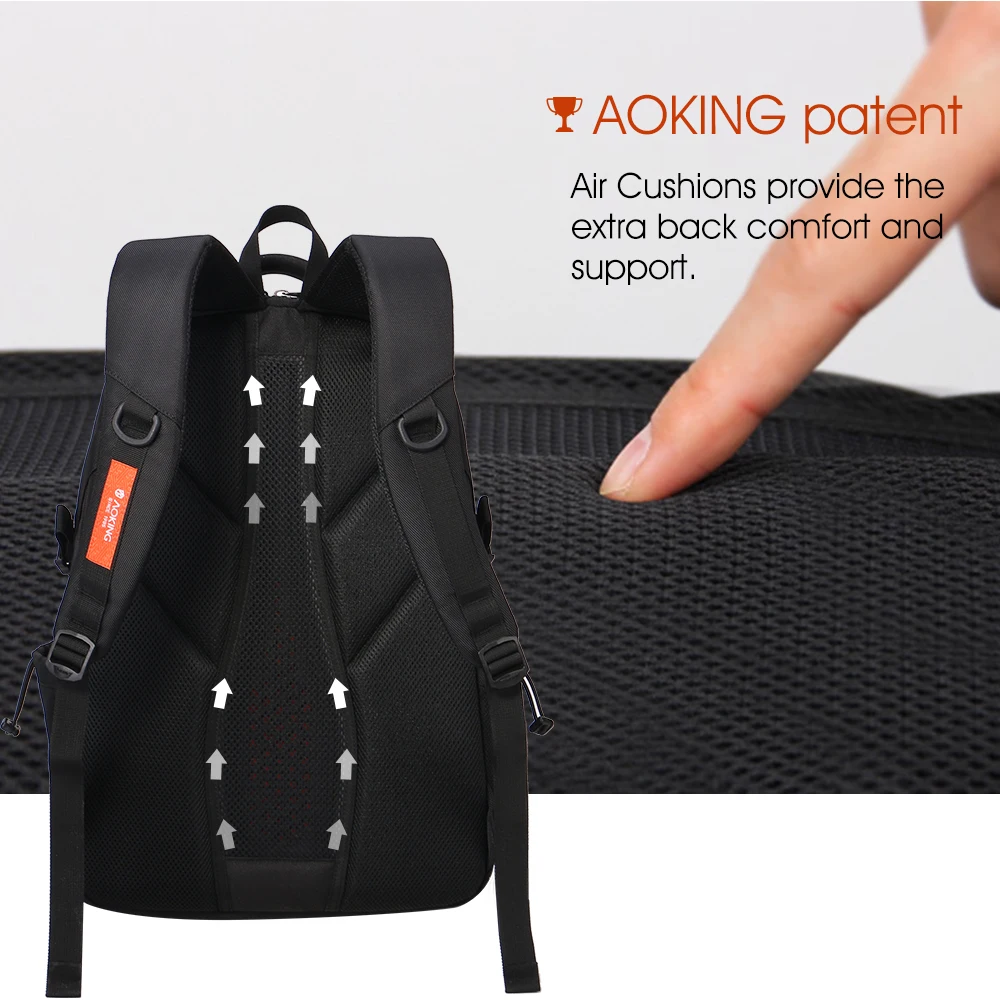 Aoking Brand Men Backpack Light Comfort Fashion Urban Backpack for 15 inch Laptop Breathable Rucksack Mochila School bag Aoking Brand Men Backpack Light Comfort Fashion Urban Backpack for 15 inch Laptop Breathable Rucksack Mochila School bag
