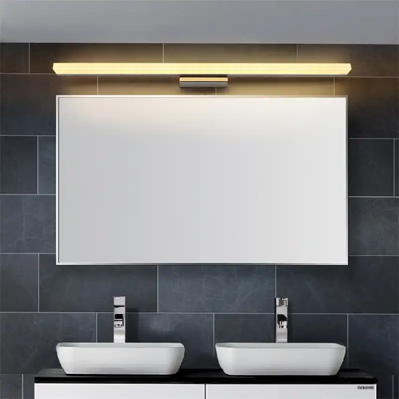 Modern Led Vanity Lights Bedroom Bathroom Toilet Mirror Cabinet Light Creative Dressing Mirror Vanity Table Makeup Vanity Desk