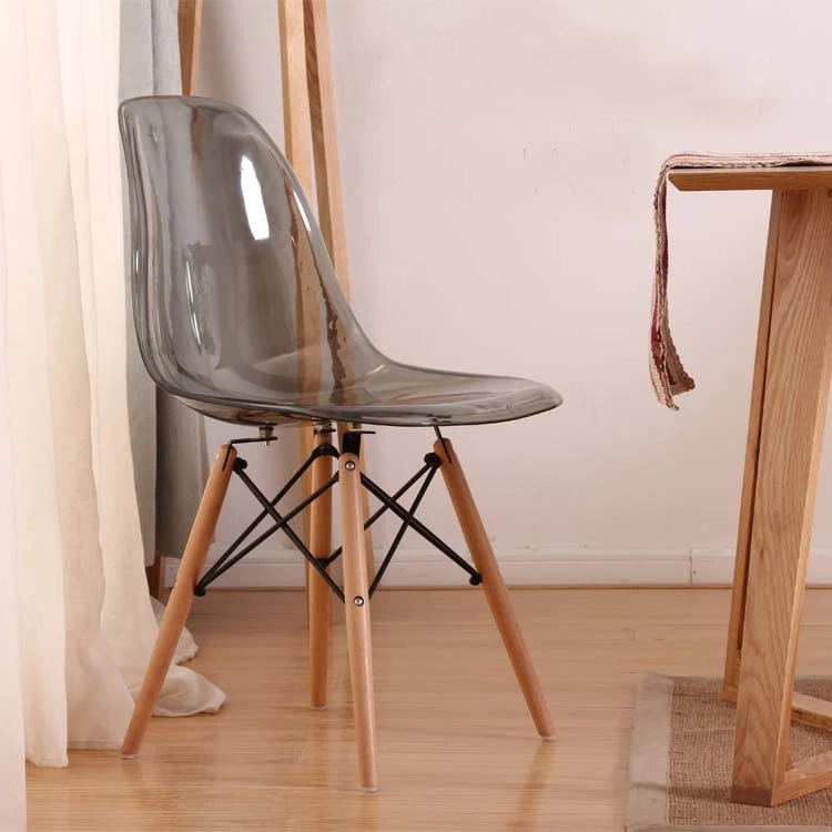 Sedia Da Pranzo Moderna In Acrilico Trasparente Con Gambe In Legno Sedia Classica In Plastica Sedia Da Pranzo Alla Moda Mobili Moderni Dining Chair Chair Fashionfashion Chair Aliexpress