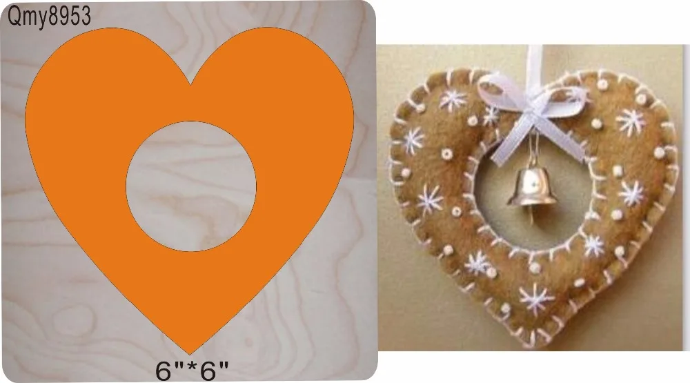 

Love Pendant 1 Wood Mould is compatible with most leading machines Mold thickness: 15.8mm