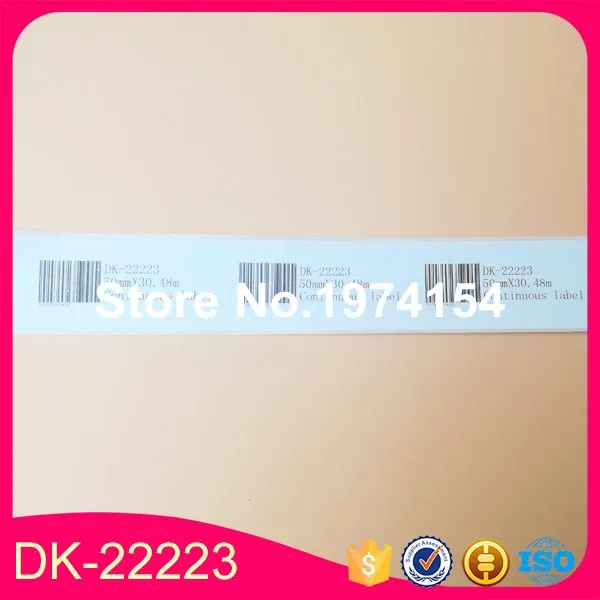 150x Rolls Brother Совместимые Этикетки DK 22223 dk dk22223 50 мм x 30 48 м etichette термо бумага клейкие