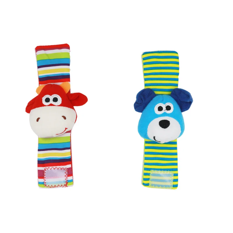 Baby rattle educational toys 0 12 months Garden Bug Wrist and Foot Socks Animal Cute Cartoon 4