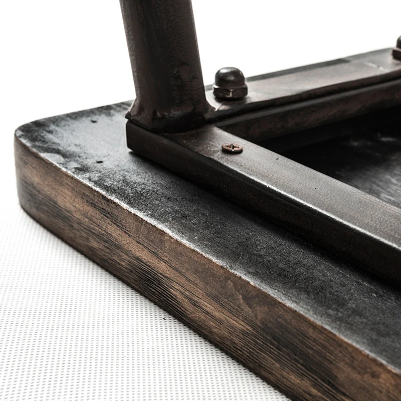 Современный минималистичный твердый деревянный чайный столик табурет обувь деревянный чай делая прямоугольный табурет фрески мебель украшения дома
