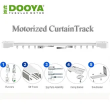 Original Dooya High Quality Automatic Electric Curtain Track for Remote Control Electrical Curtain Motor Smart Home System Original Dooya High Quality Automatic Electric Curtain Track for Remote Control Electrical Curtain Motor Smart Home System