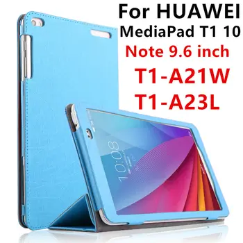 

Case For Huawei MediaPad T1 10 PU Protective Smart cover Leather Tablet For HUAWEI Note 9.6 T1-A21W T1-A23L T1-A21L Protector