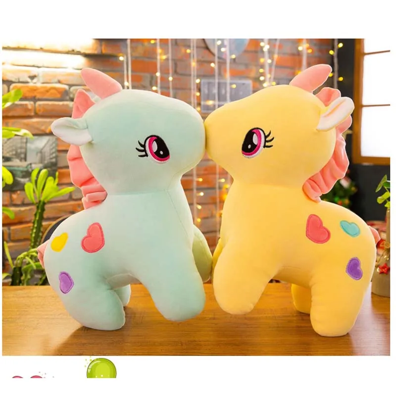 20/22cm Kawaii Plush Unicorn Doll Toy Soft Stuffed Animals Rainbow Horse Dolls Home decor Toys for Kids Christmas Gift