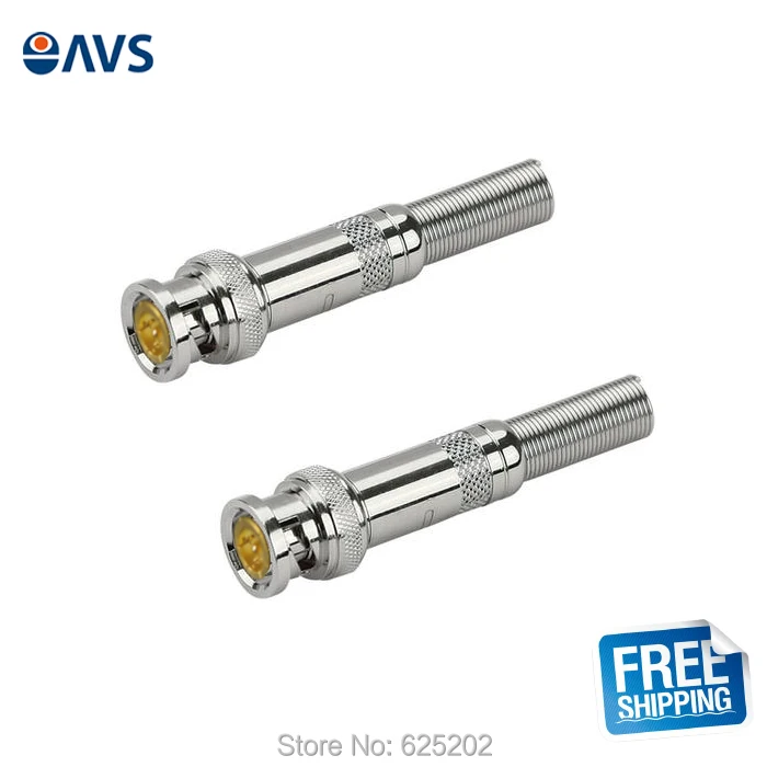 

Seucrity Camera Accessory Coaxial Cable CCTV BNC Connector Free Welded 5 Pieces