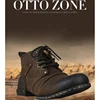 OTTO – bottes hautes à rivets en cuir de vache véritable pour homme, chaussures de printemps de qualité supérieure, faites à la main, livraison gratuite ► Photo 1/6