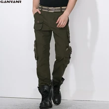Ganyanr брендовый спортивный Кемпинг Альпинизм Пеший Туризм Softshell куртка для открытого воздуха длинные штаны полной длины зимние SWAT боевой брюки в стиле милитари