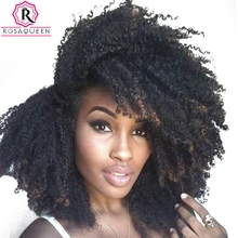 Afro Kinky Curly font b Clip b font font b In b font font b Human