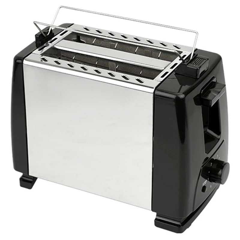 

Top Sale 600W Electric Toaster Maker Electrical Grill Automatic Sandwich Breadmaker 2 Slices Breakfast Maker Us Plug