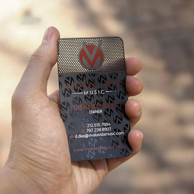 

Personalized wrench cutout quality stainless steel business metal card