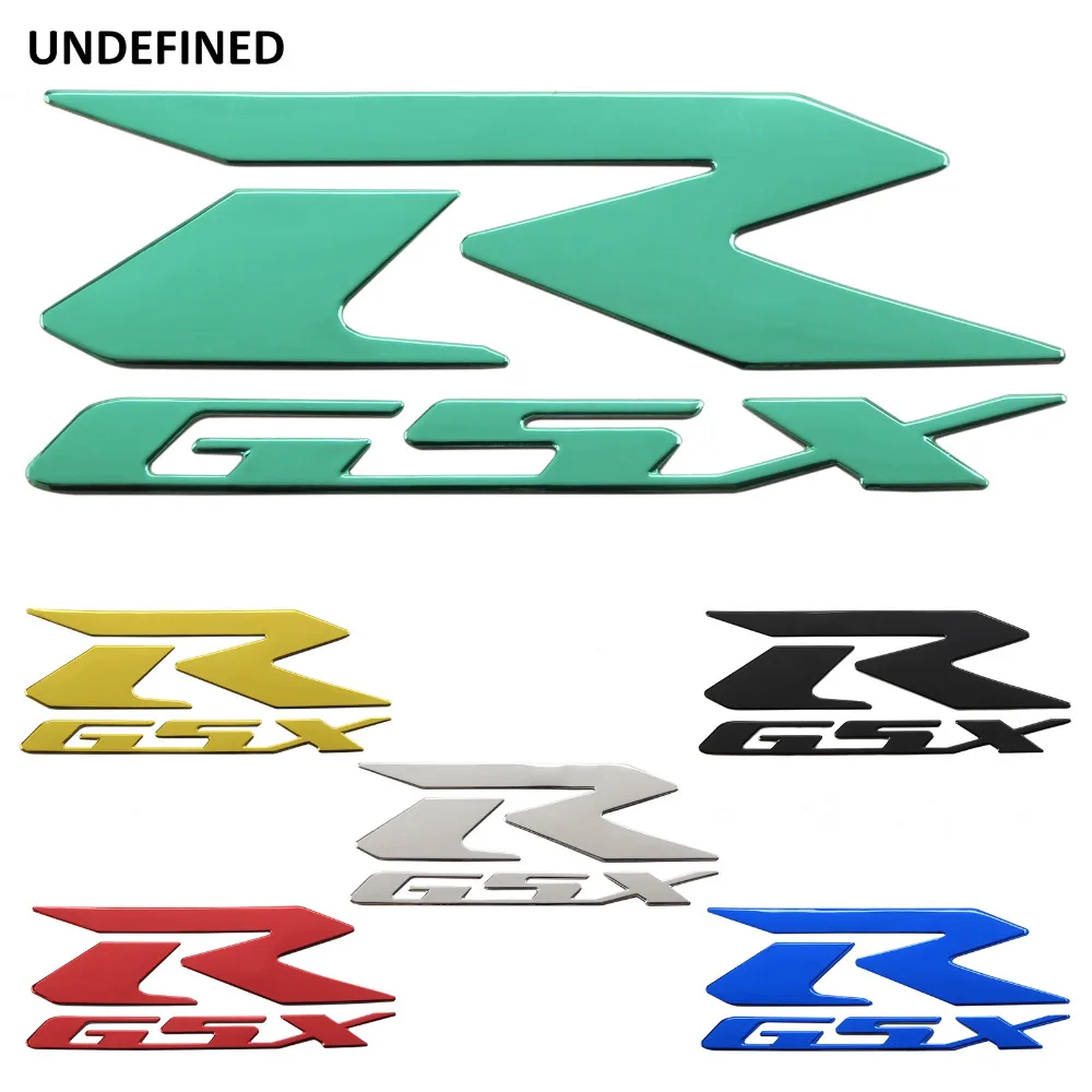 

UNDEFINED 3D Sticker Motorcycle Tank Pad Emblem Raised Fairing Decal For Suzuki GSXR 600 750 1000 1100 1300 Pegatinas Moto