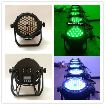 

DJ sound lighting par led rgbw IP65 par led 54x3w led par light stage lighting for wedding decoration