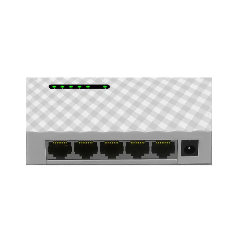 Diewu 5 портов гигабитный коммутатор для интернет-сети 10/100/1000 Mpbs Настольный Lan концентратор полный/полудуплексный обмен Ethernet умный коммутатор
