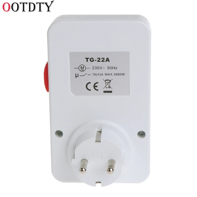 OOTDTY 24H механические электрические ЕС Plug программа таймер Выключатель питания разъем энергосбережения