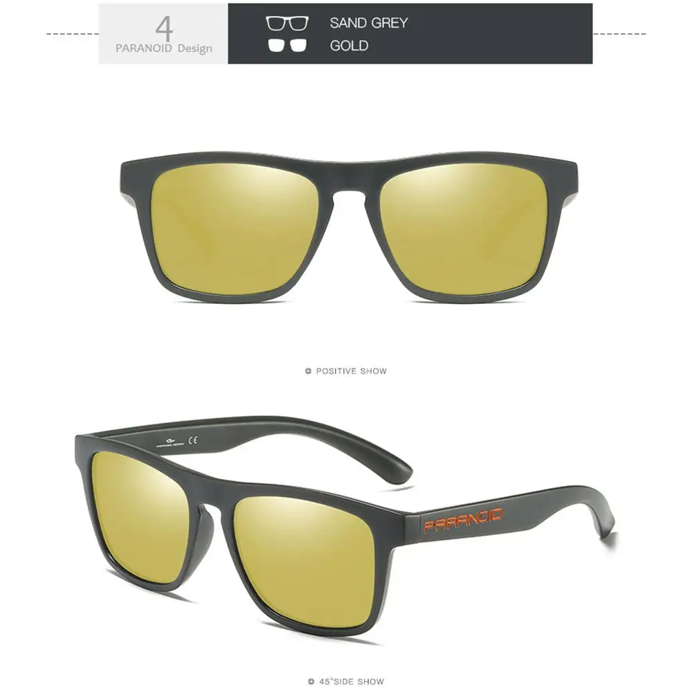 MISSKY Новые мужские и женские солнцезащитные очки унисекс Летние Стильные Спортивные UV400 поляризационные уличные солнечные очки для вождения для мужчин и женщин - Цвет линз: 4