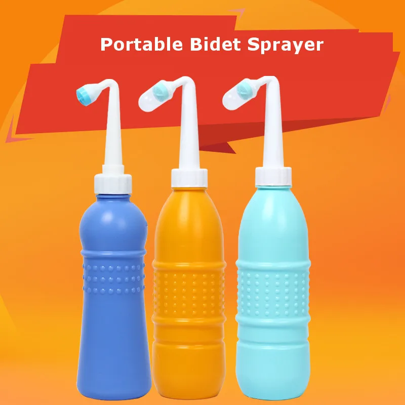 Mrosaa 400ml/500ml Portable Bidet Travel Bidet Bottle Anus Hygiene