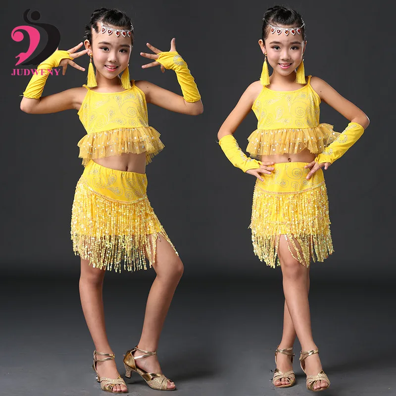 

Latin Dance Dress for Girls Flamengo Tango Dress Dancewear Latin Dance Dress Women Ballroom Samba Carnival Sequined