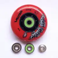 SEBA Straße Invaders Skating Räder EINE Set Mit Lager 84A Roller FSK Slalom Skates Rad mit ILQ-9 ILQ-11 84A 72 76 80