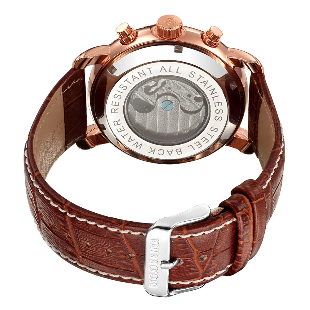 Transparent watch men