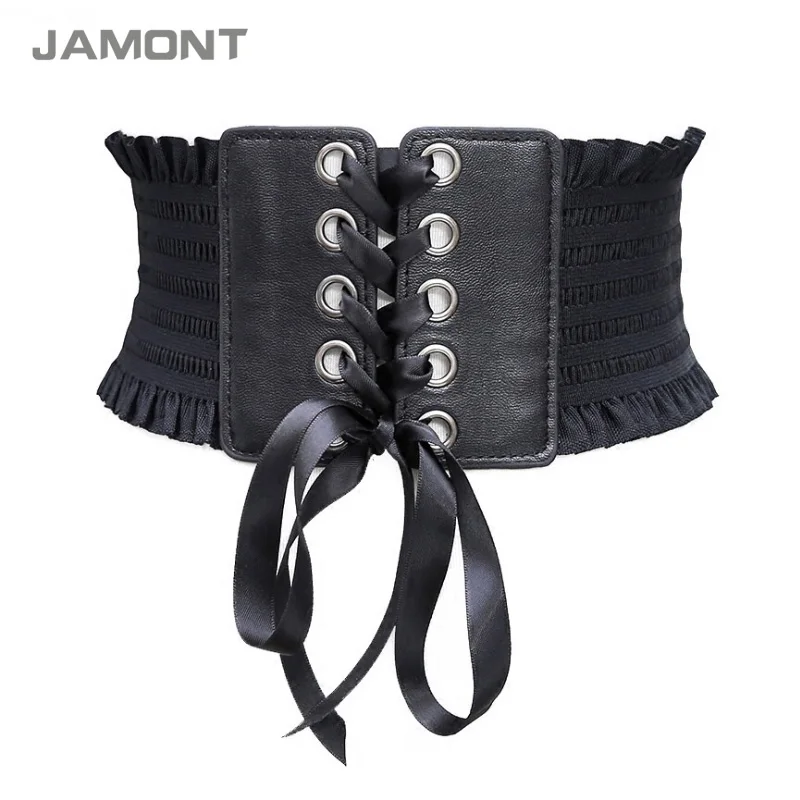 2018 Wide Elastic Cummerbunds Belts for Women Body Shape Retro Design Female Strap Slim Corset