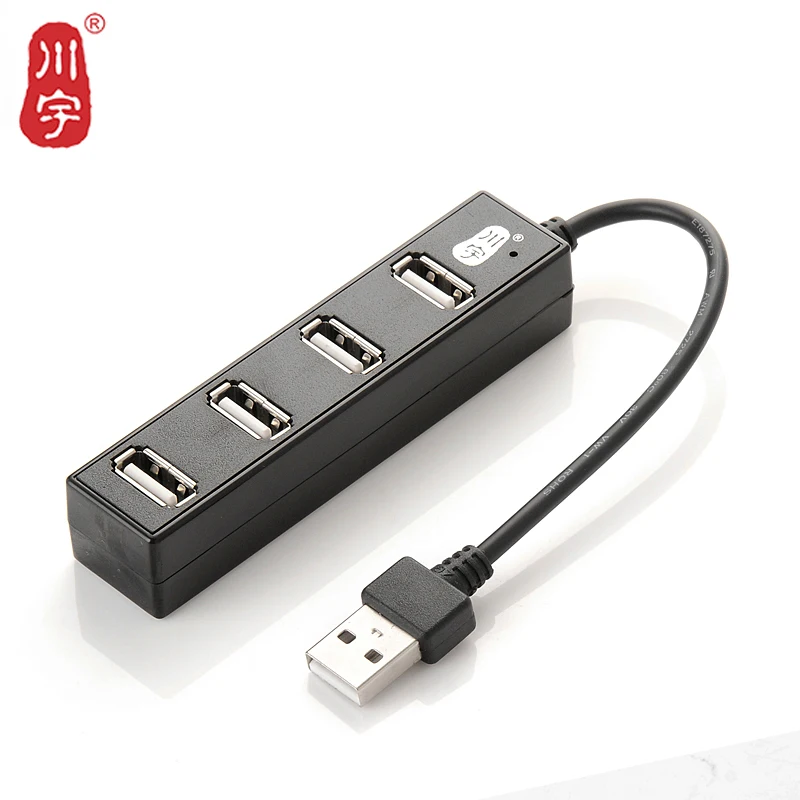 Kawau высокая скорость 4 порта USB 2 0 концентратор порт портативный разветвитель для