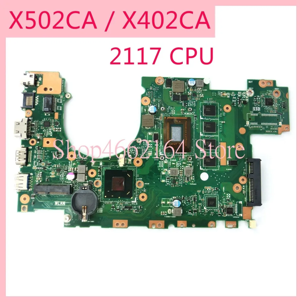 

X502CA 2117CPU 4GB RAM mainboard REV2.1 For ASUS X402CA X502CA X402C X502C Laptop motherboard MAIN BOARD