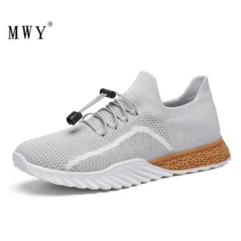 

MWY High Quality Casual Shoes Men Socks Sneakers Schoenen Mannen Soft Non Slip Men Loafers Outdoor Training Walking Shoes