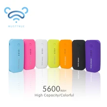 MUSTTRUE Power Bank 5600mAh USB External Mobile Backup&protable Universal charger Powerbank Battery for iPhone mobile Phone