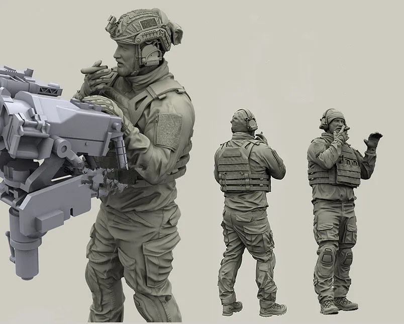 

1:35 Resin Figure Model Kit Unassambled Unpainted X196(1 figure)