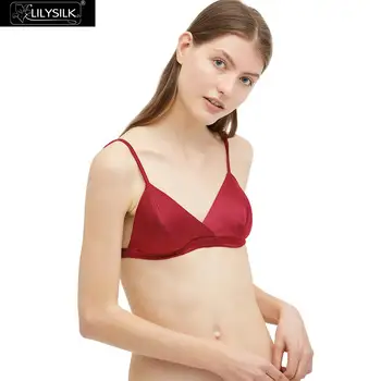 

LilySilk Silk Bralette Sexy Comfy NEW Women Free Shipping
