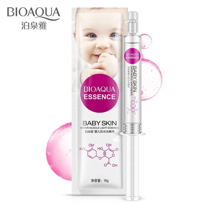 

BIOAQUA Serum Korean Snail Collagen Protein Face Cream Moisturizing Whitening Anti-aging Anti Wrinkle Baby Hyaluronic Acid
