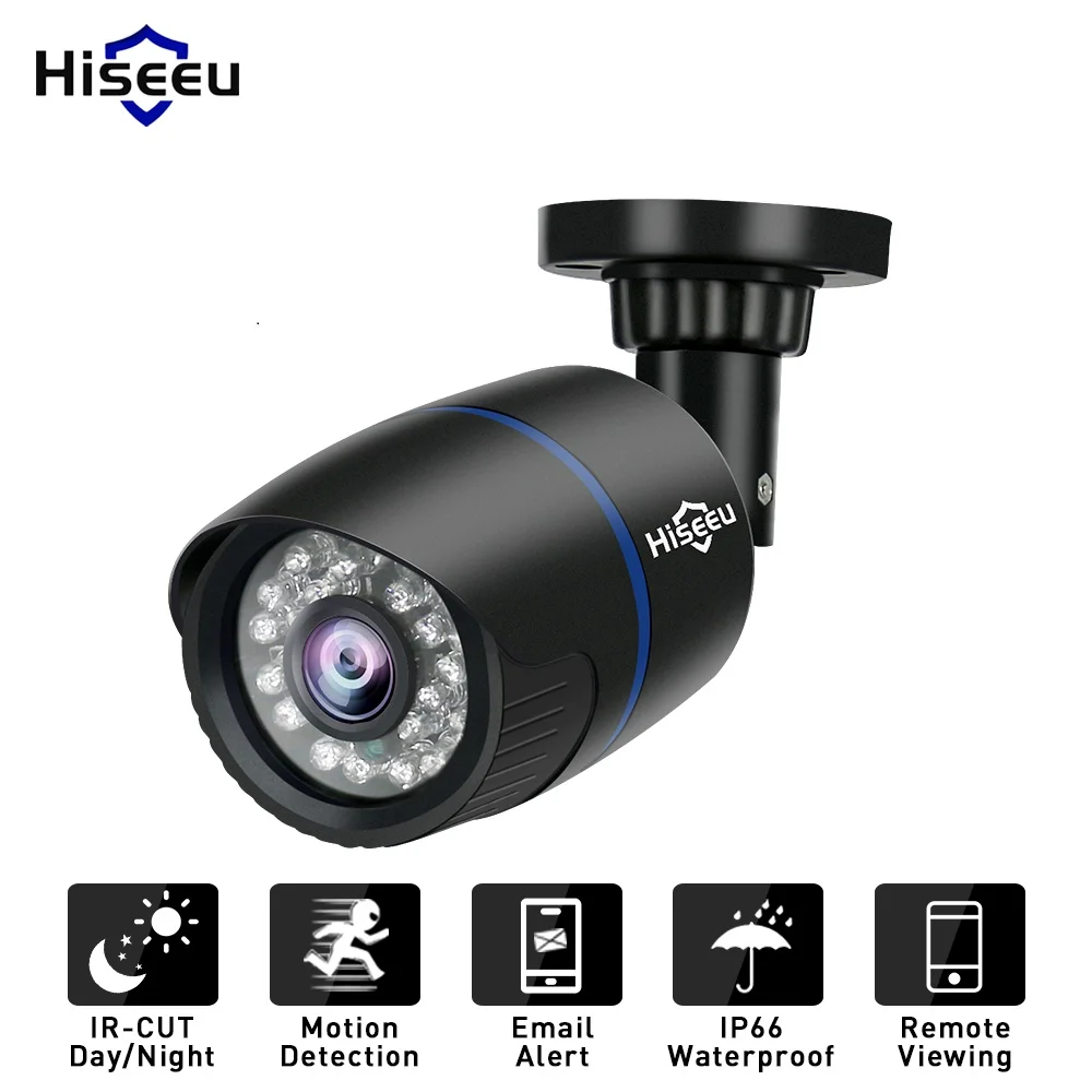 Buy Hiseeu IP Camera 1080P 720P 3.6mm Email Alert