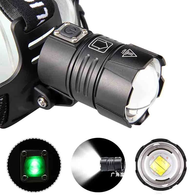 

Xhp70.2 Headlamp Usb Charging Input And Output Zoom Headlamp Electricity Display Large Lens Headlamp(Battery Free)