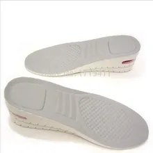 1 Pair Orthopedic Height Increase Insoles Men Women Massaging Invisible EVA Insoles Foot Pad Shoe Lift Feet Care Palmilha 5 cm