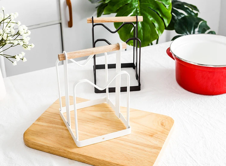 Iron-Cutting-Board-Holder-Cucina-Kitchen-Functional-Pot-Lid-Storage-Rack-Drainer-Rangement-Cuisine-Home-Organization-Supplies-09