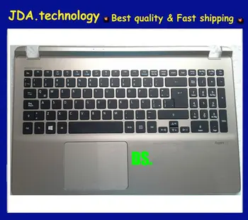

Wellendorff Genuine Laptop palmrest upper case for ACER V5-572g V5-573g V5-552G US keyboard upper cover with touchpad,Silver